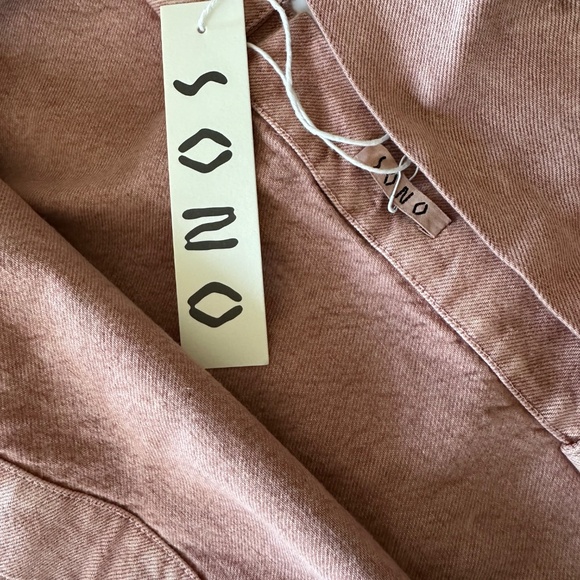 Von Sono Basket Bag In Rose Clay Denim - Picture 4 of 5